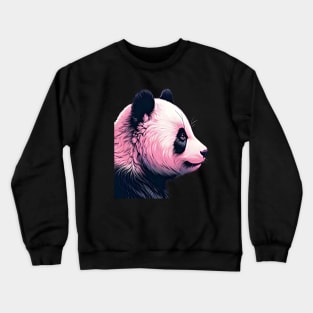 pink panda girl Crewneck Sweatshirt